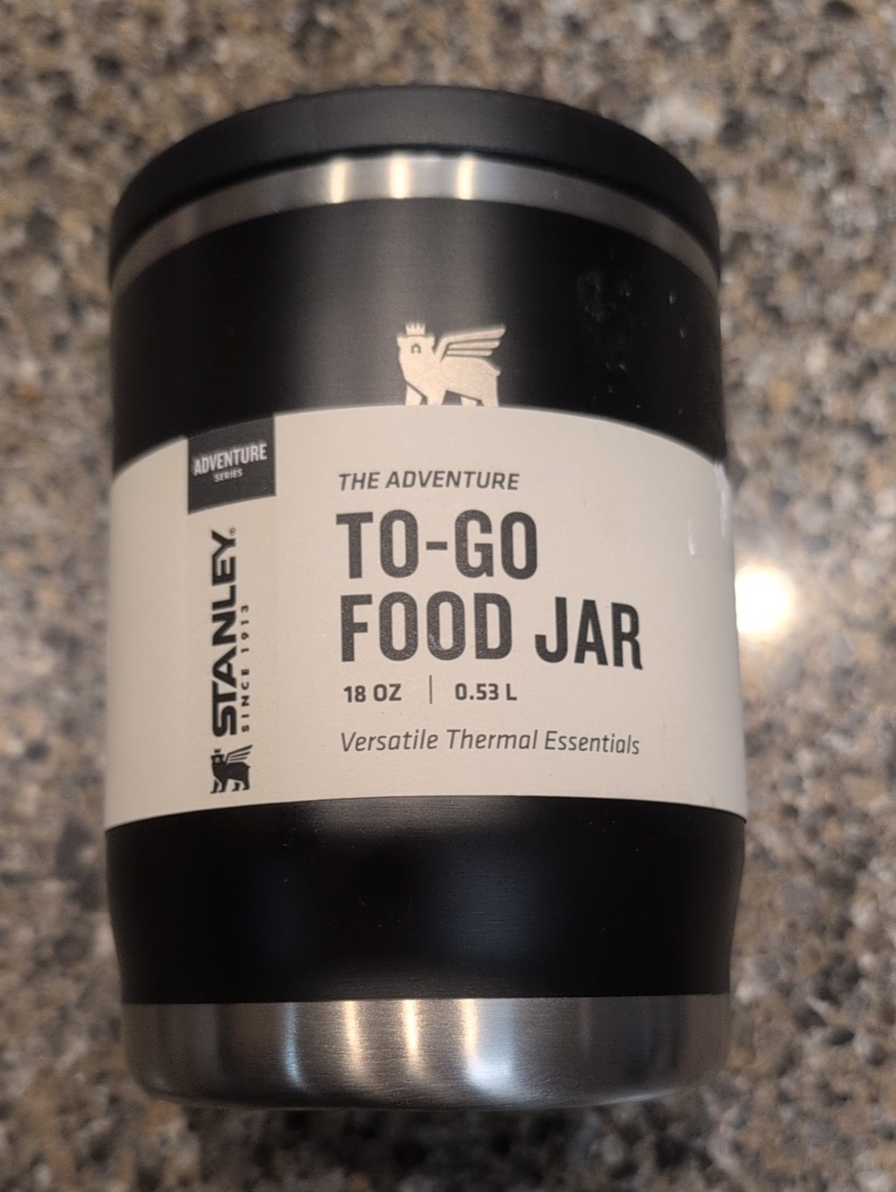 Stanley Black and Stainless Steel Adventure Food Container
